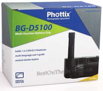 Phottix BG-D5100 Battery Grip