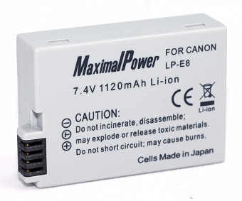 MaximalPower LP-E8 1120mAh