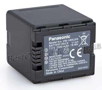 Panasonic VW-VBN260 2500mAh 