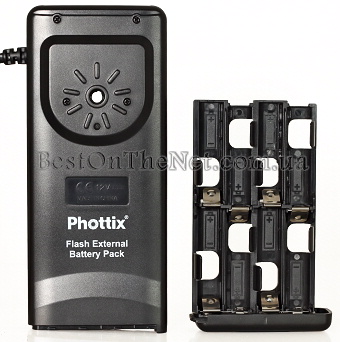 Phottix Flash External Battery Pack 8x AA