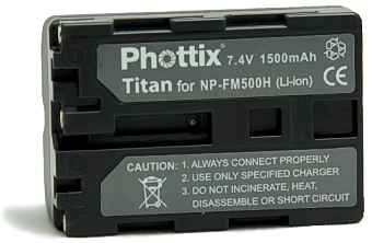 Phottix NP-FM500H Titan 1500mAh