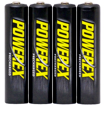 PowerEx (Ready for Use) 4x AAA 1000mAh in box