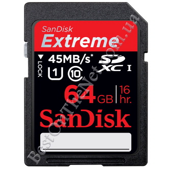 Sandisk Extreme SDXC Class 10, UHS Class 1