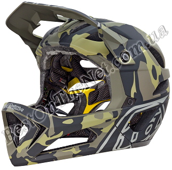 Troy Lee Design Stage Helmet (Camo-Olive)