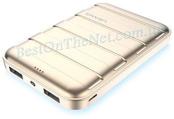 USAMS US-CD06 Dual USB Power Bank 10 000 mAh