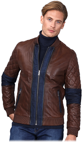 Basic & More Leather Jacket