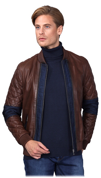 Basic & More Leather Jacket