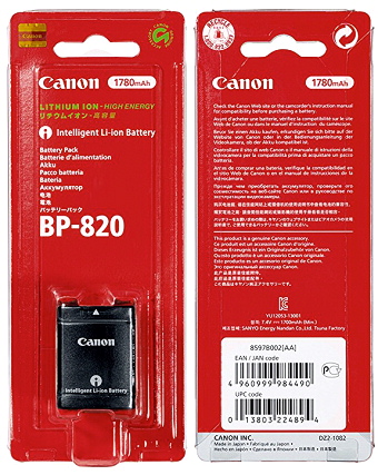 Canon BP-820 1780mAh 