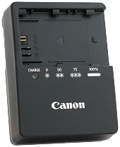   Canon LC-E6E    Canon LP-E6 (Canon 7D, 60D, 5D Mark II / III)