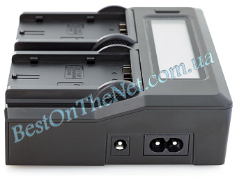 LCD Dual battery charger for Panasonic