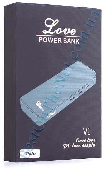 Love V1 Dual USB Power Bank 10 000 mAh