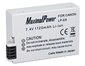 MaximalPower LP-E8 1120mAh