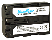 Аналог Sony NP-FM500H (MaximalPower 1800mAh). Аккумулятор для Sony A200/A300/A350/A700/A900