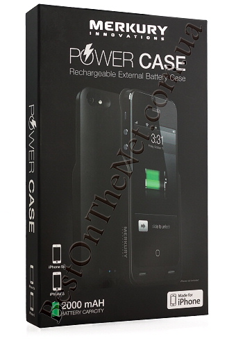 Merkury Innovation PowerCase for iPhone 5/5S 2000mAh