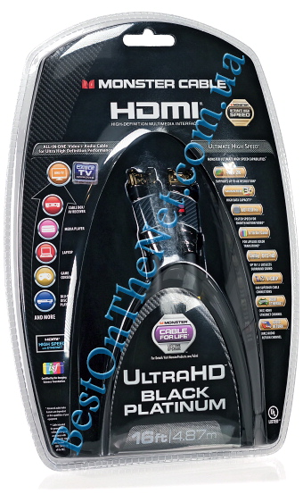 HDMI Monster Cable (UltraHD Black Platinum)