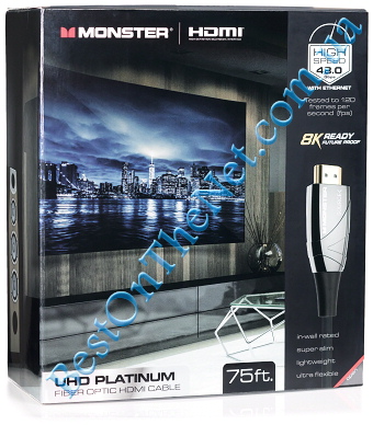 HDMI Monster Cable (UltraHD Platinum Fiber Optic)