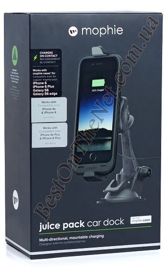 Mophie Juice Pack Car Dock for iPhone 6/6S, 6+/6s+