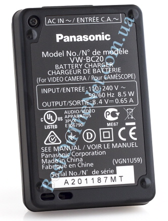 Panasonic VW-BC20 