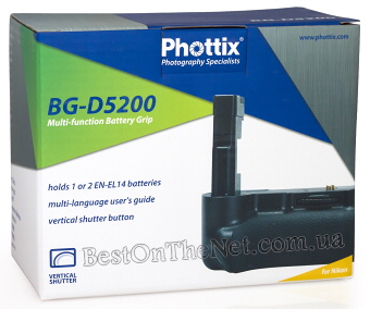 Phottix BG-D5200 Battery Grip