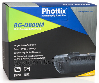 Phottix BG-D800M (Magnesium) Battery Grip