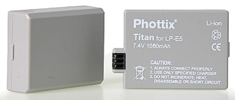 Phottix BP-500D Premium Battery Grip + 2x LP-E5