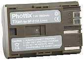 Phottix BP-511a Titan 1600mAh