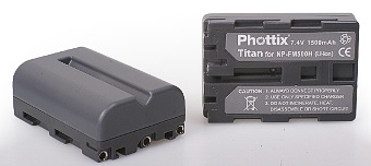 Phottix BP-A350 Premium Battery Grip + 2x NP-FM500H