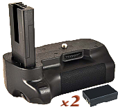 Phottix BP-D60 Premium Battery Grip + 2x En-El9