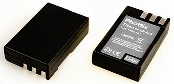 Phottix BP-D60 Premium Battery Grip + 2x En-El9