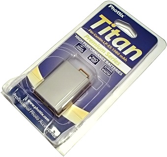 Phottix LP-E5 Titan 1080mAh