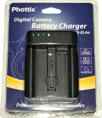 Phottix En-El4a battery Charger