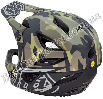 Troy Lee Design Stage Helmet (Camo-Olive)