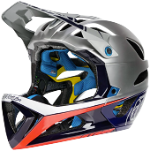 Troy Lee Design Stage Helmet (Silver-Navy)