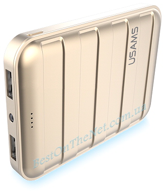 USAMS US-CD06 Dual USB Power Bank 10 000 mAh